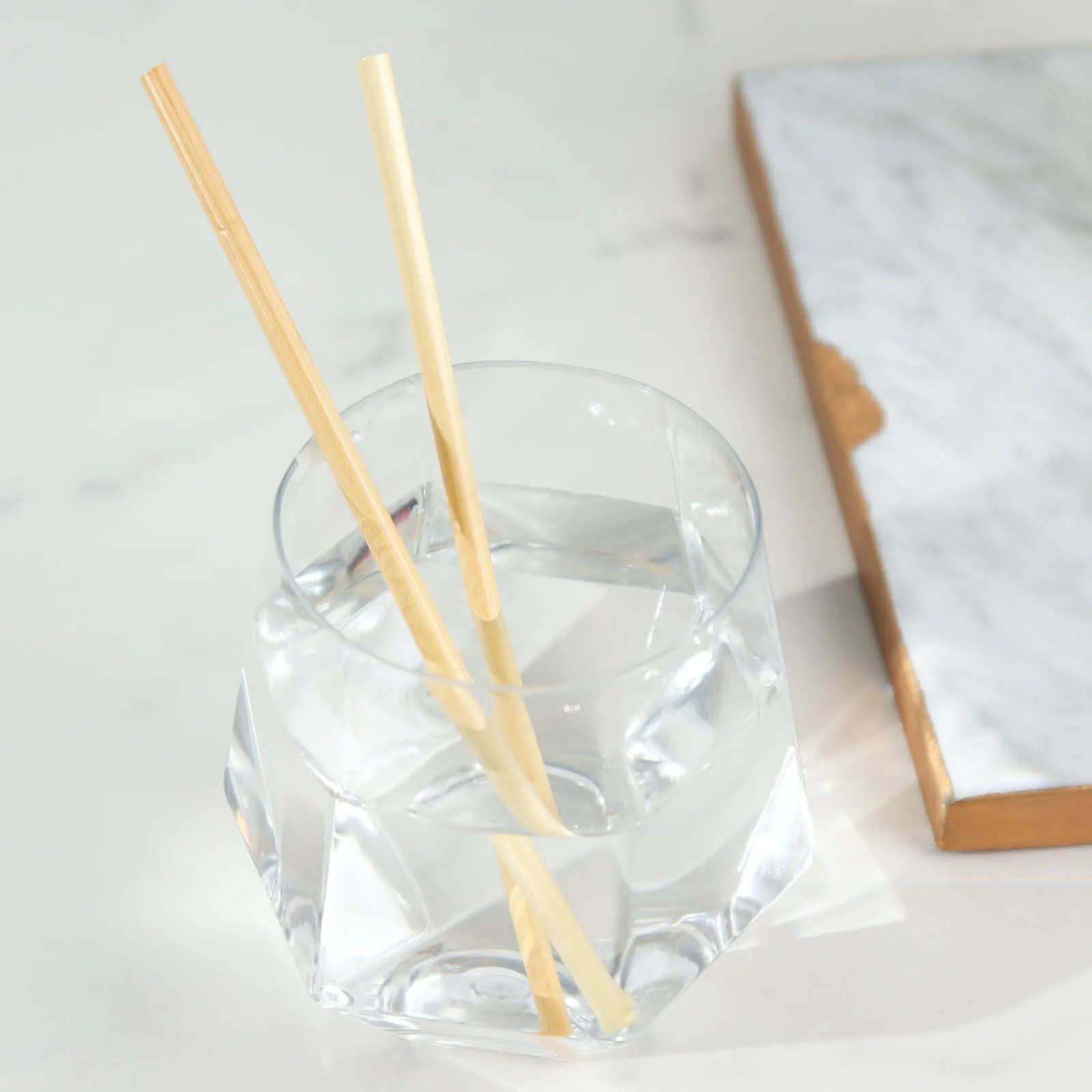 100 Pack Compostable Plant Based Disposable 100% Plastic FREE Straws, Eco-Friendly 6" Wheat Drinking Straws