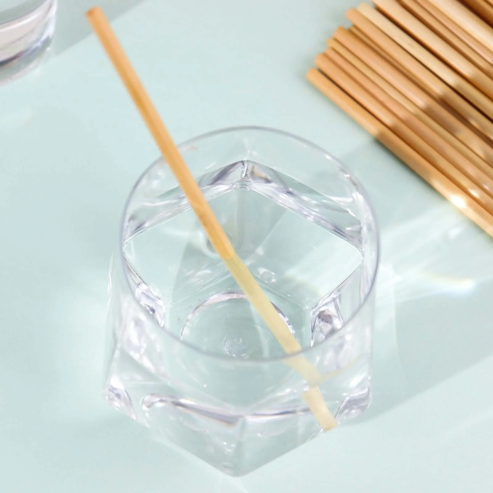 100 Pack Compostable Plant Based Disposable 100% Plastic FREE Straws, Eco-Friendly 6" Wheat Drinking Straws