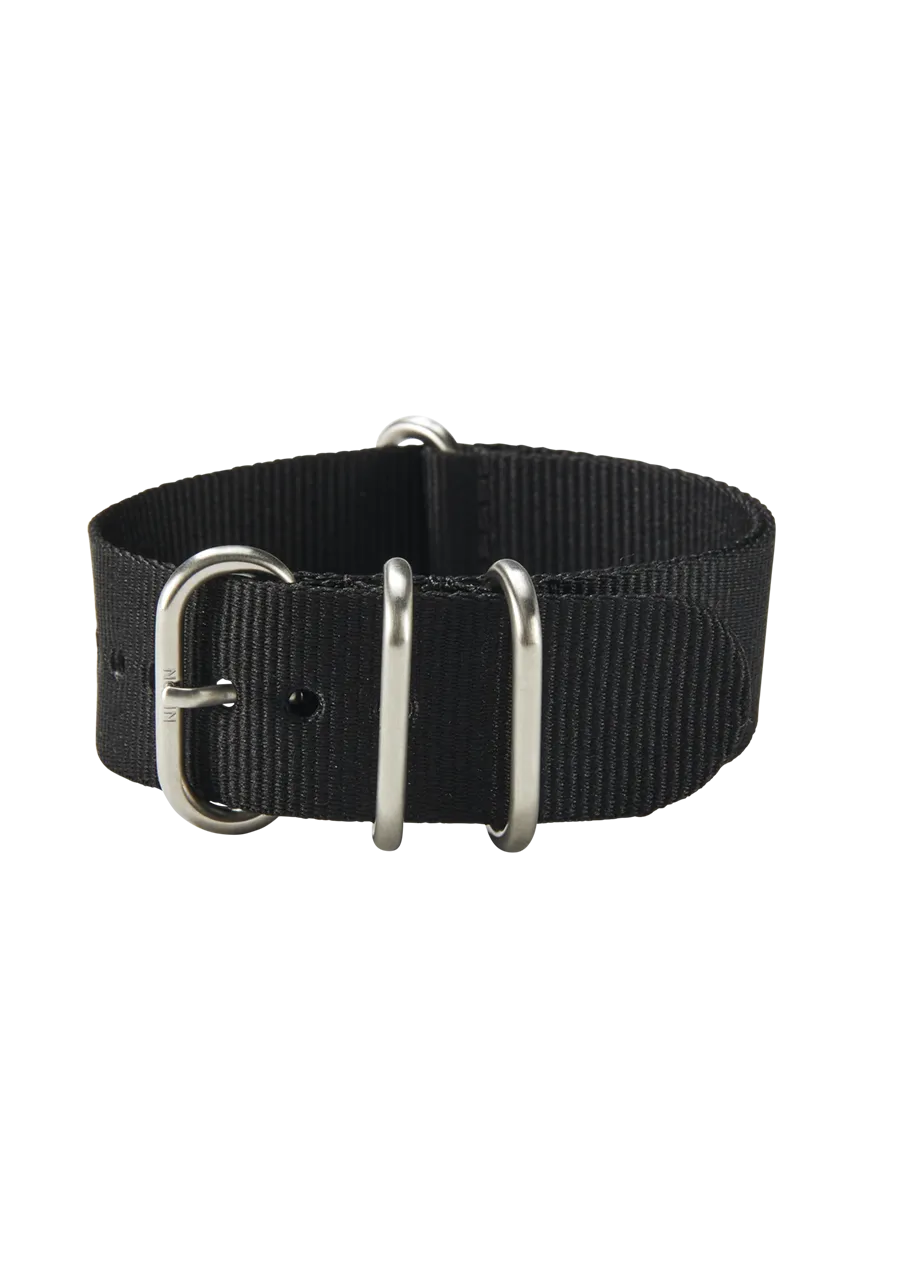 20mm Nylon #TIDE One Piece Band - Black