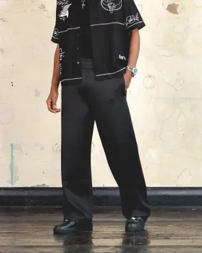 404 Wide Leg Track Pants Black