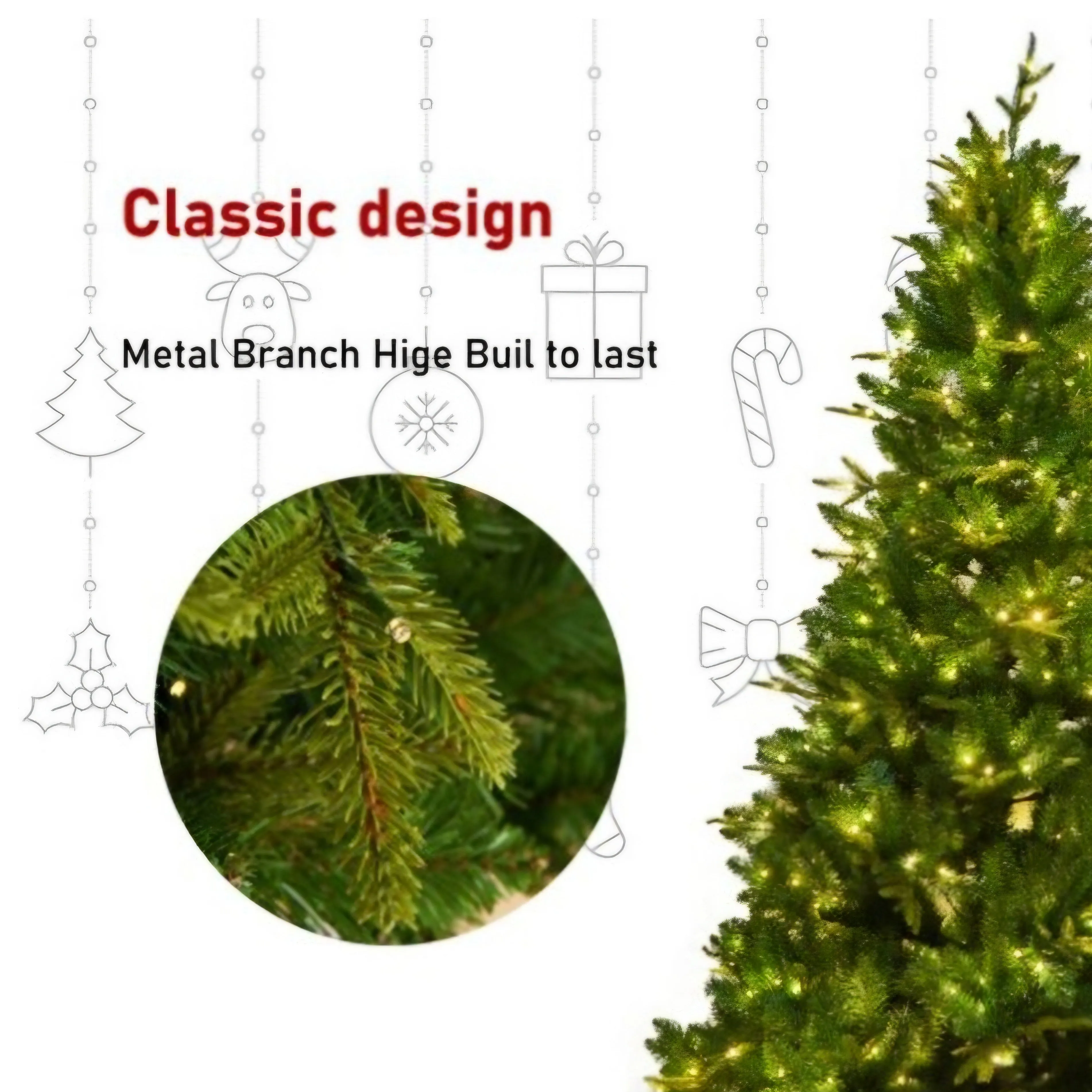 6-Feet Green Colorado Fir Christmas Tree