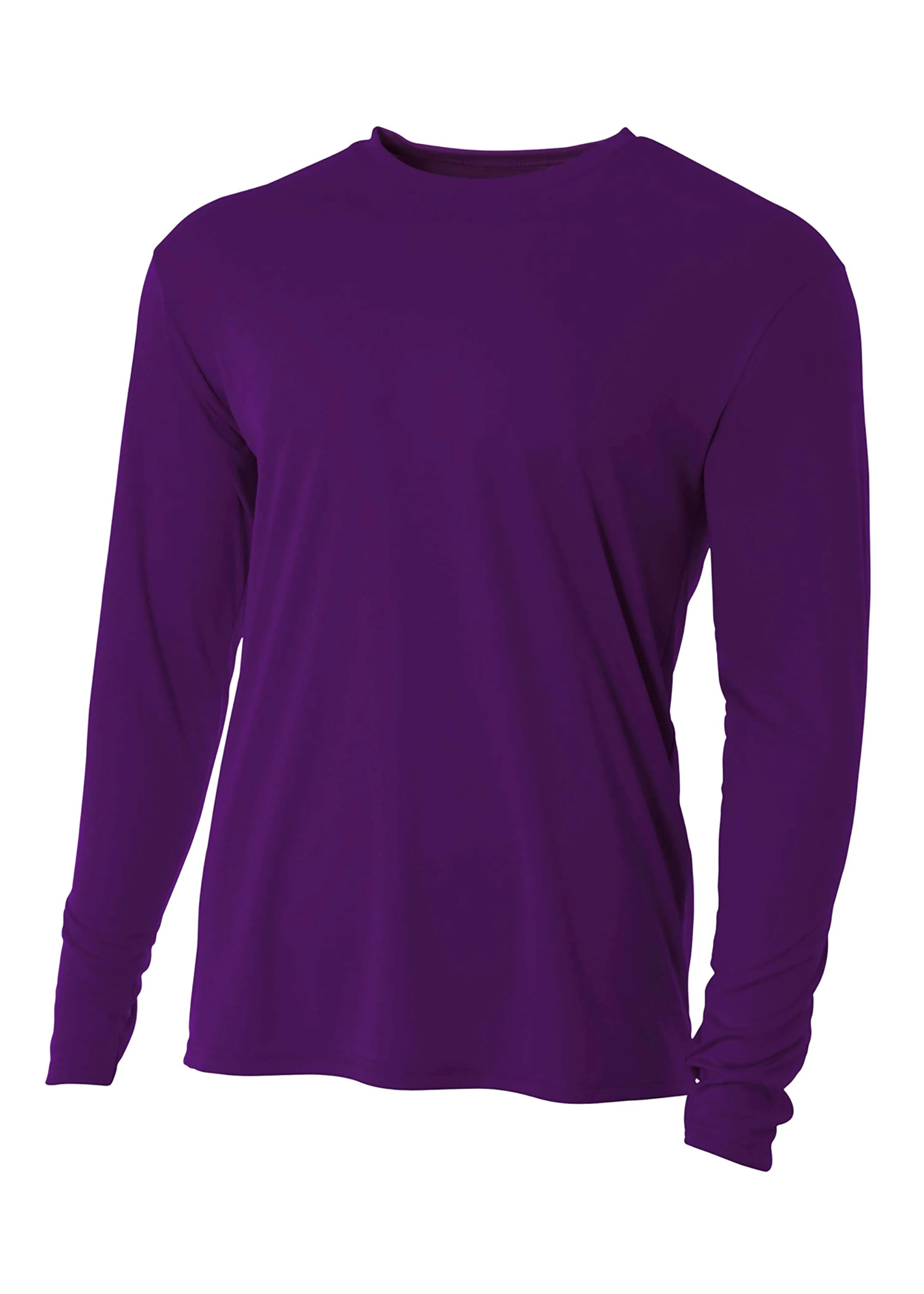 A4 Mens Cooling Performance Long Sleeve Crew