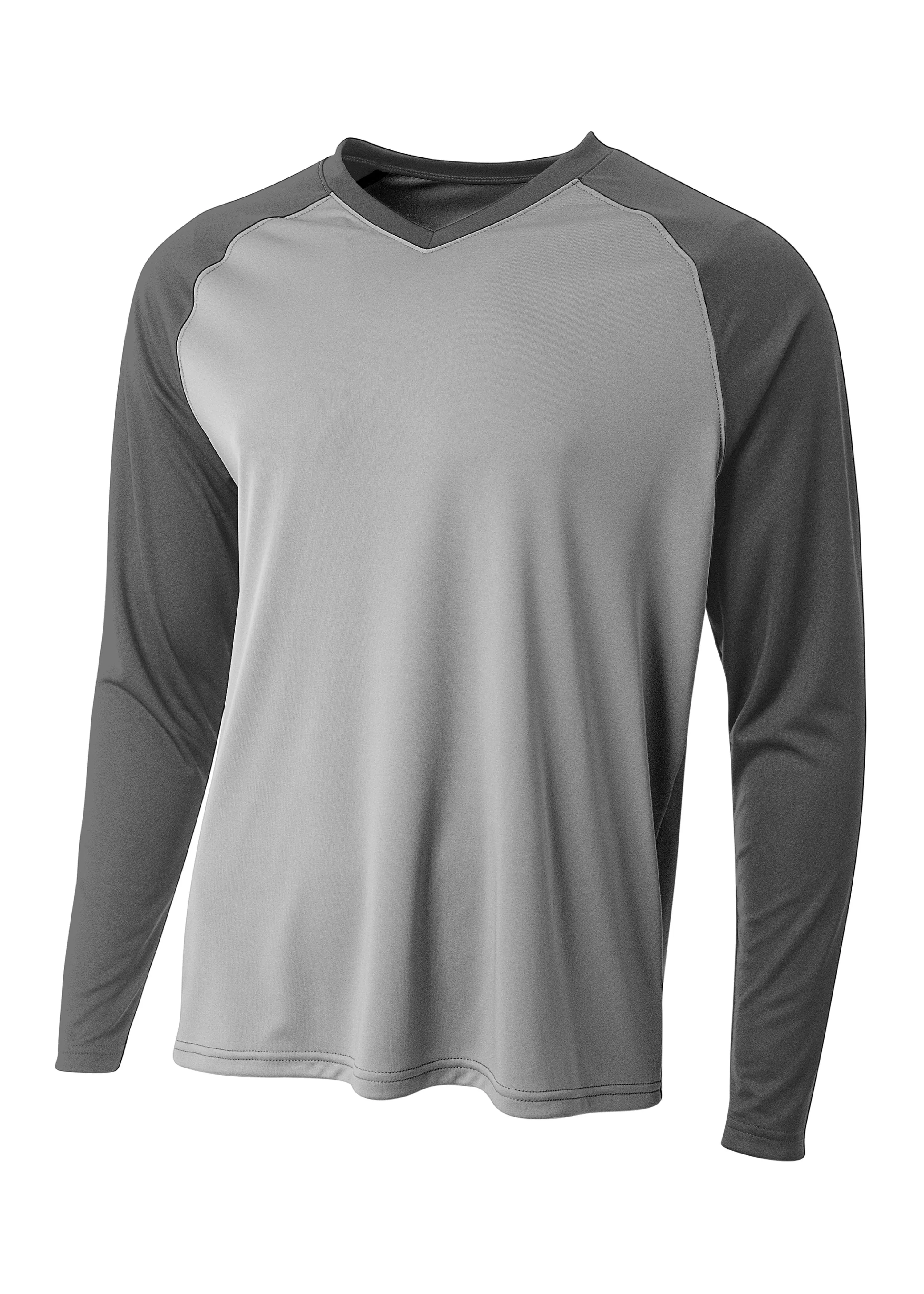 A4 Mens Long Sleeve Strike Raglan Tee