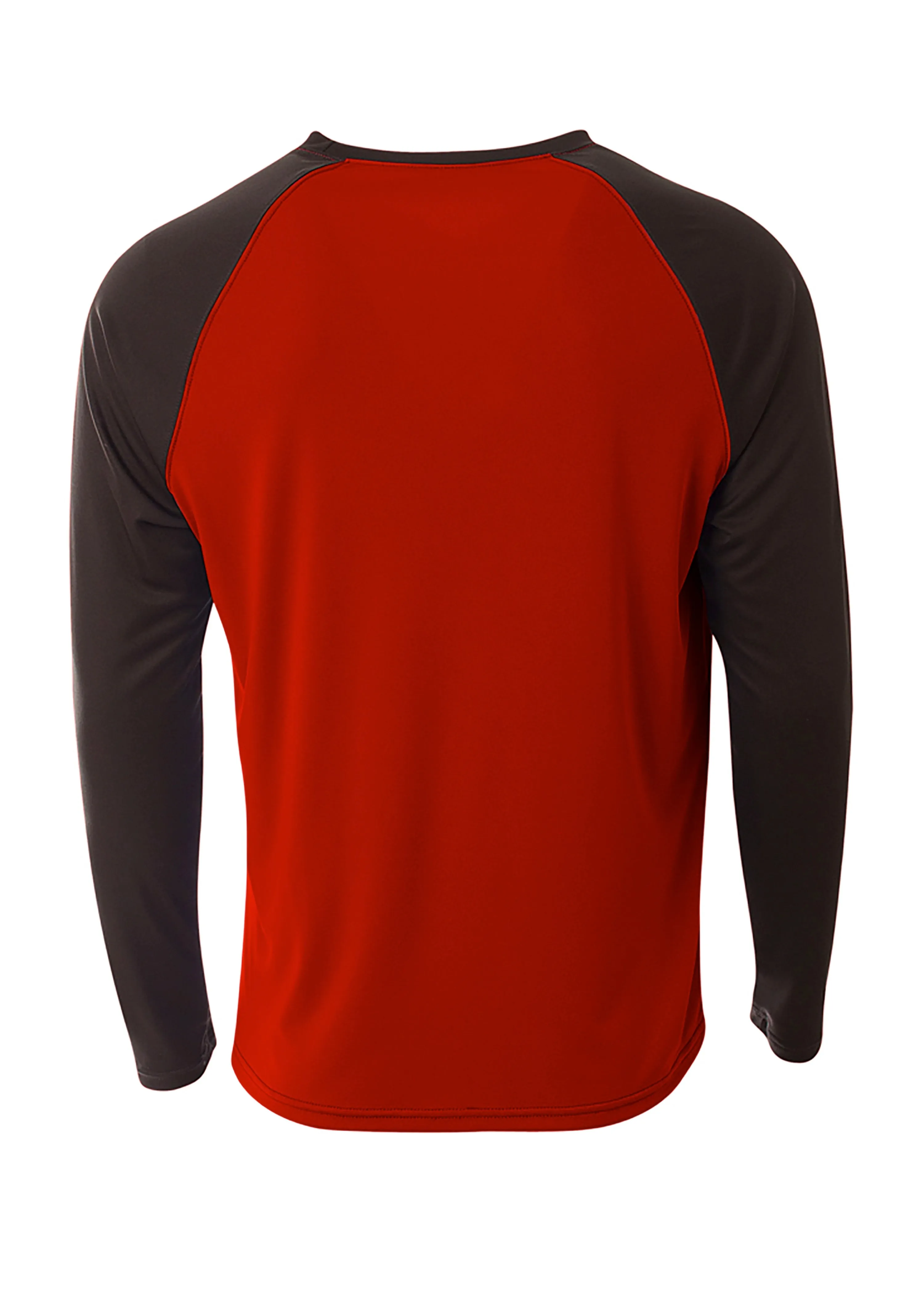 A4 Mens Long Sleeve Strike Raglan Tee