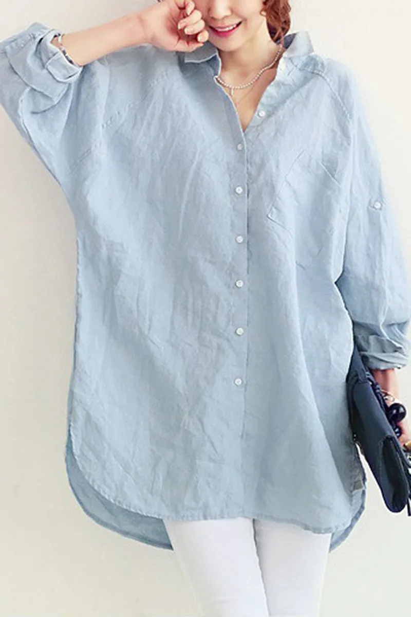 Addison - Oversized Linen Shirt