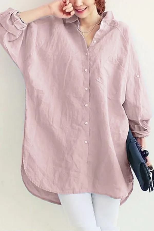 Addison - Oversized Linen Shirt