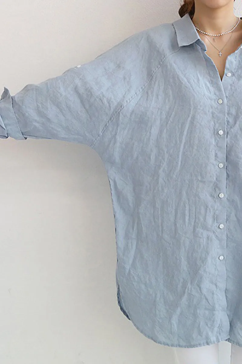 Addison - Oversized Linen Shirt