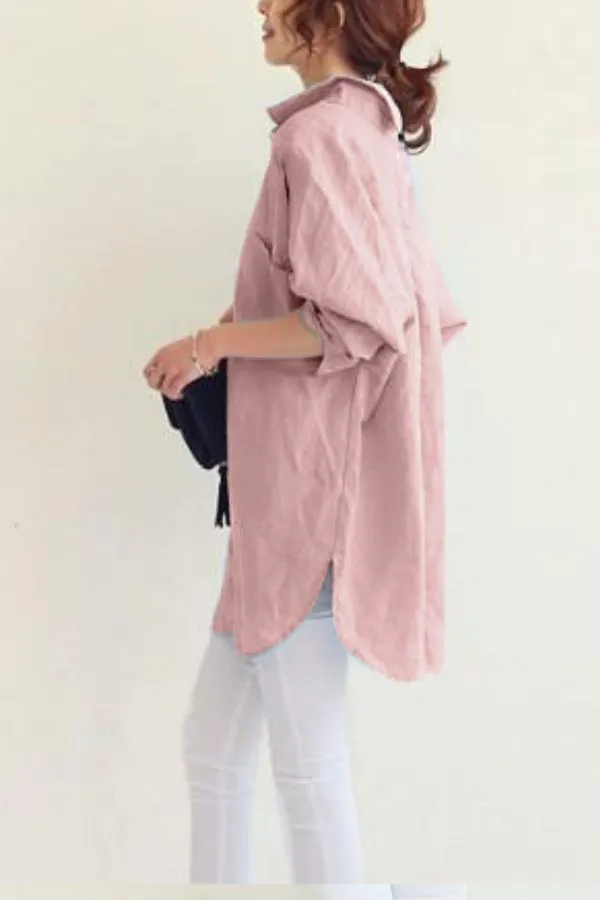 Addison - Oversized Linen Shirt