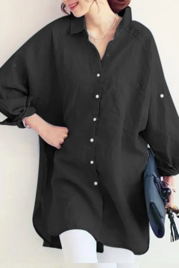 Addison - Oversized Linen Shirt