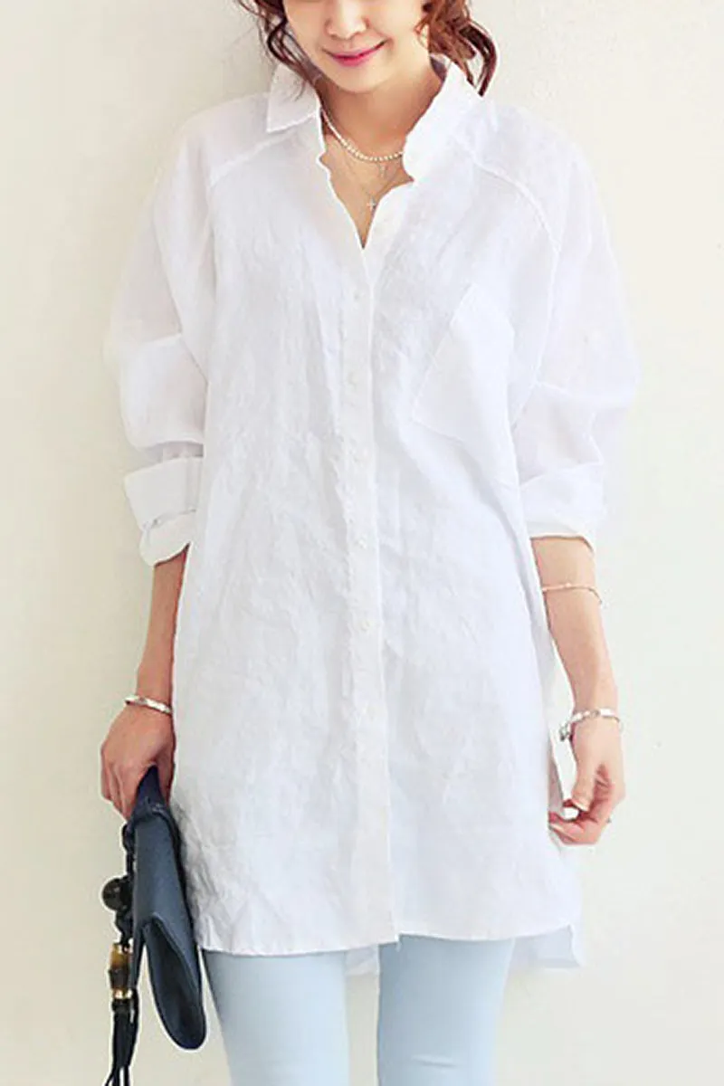 Addison - Oversized Linen Shirt