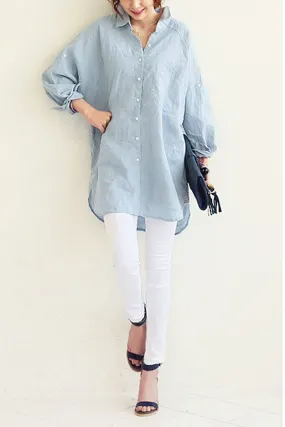 Addison - Oversized Linen Shirt