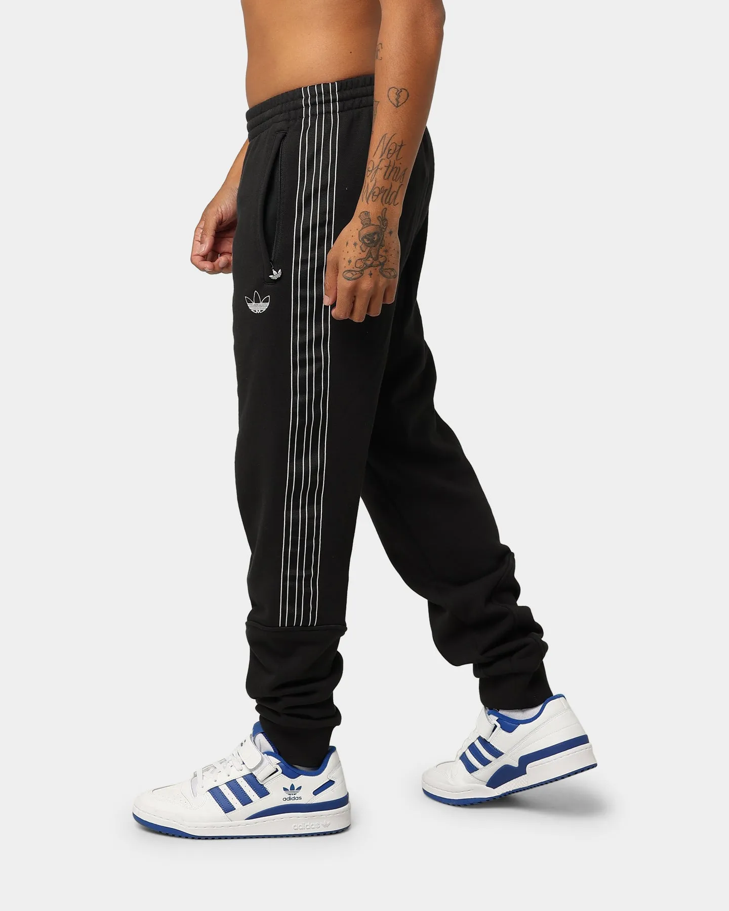 Adidas Sport 3-Stripe Sweatpants Black