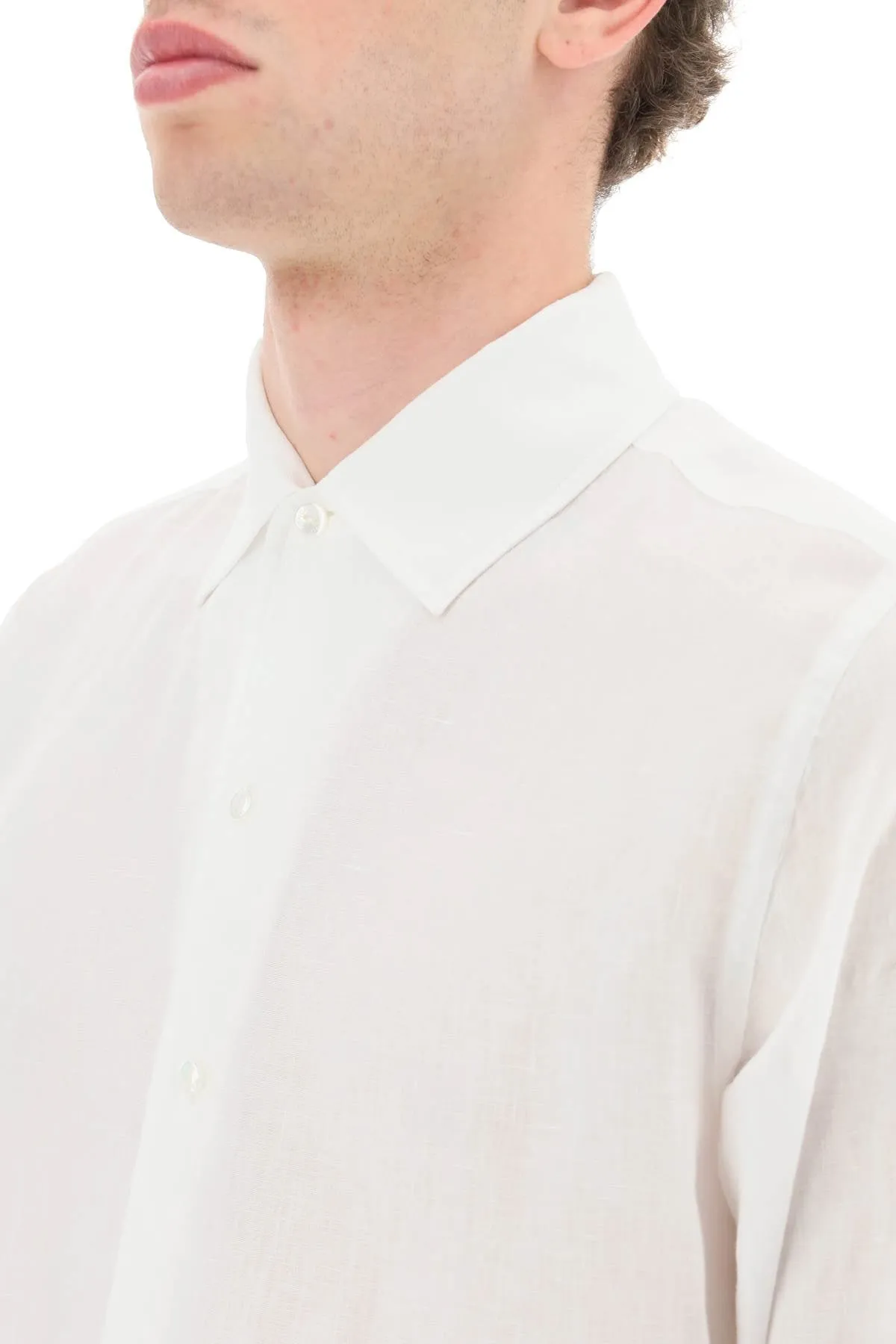 Agnona classic linen shirt