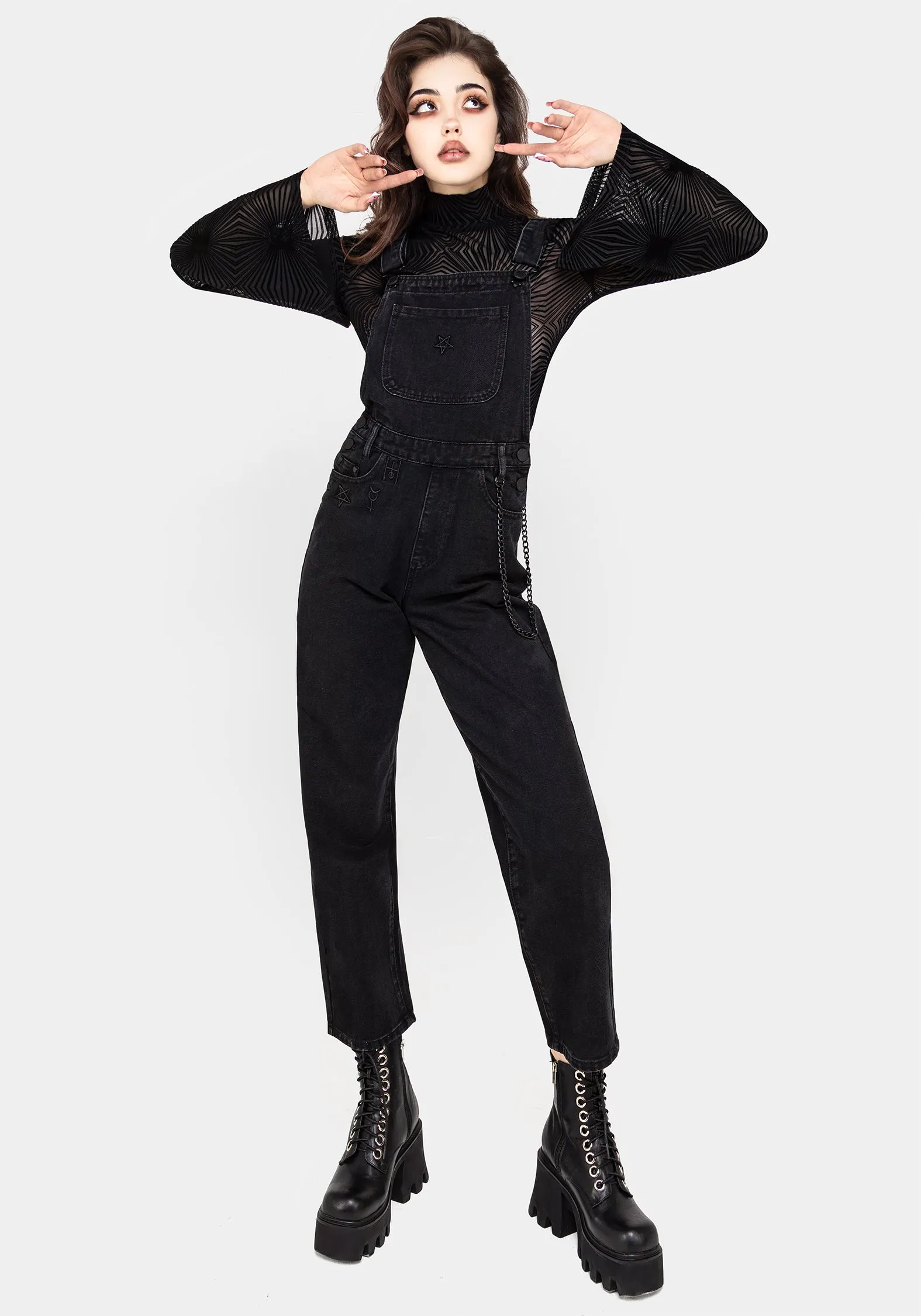 Alchemy Denim Mom Dungarees