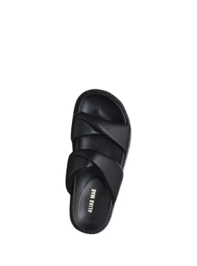 Alias Mae WOMENS PARIS LEATHER SANDAL - BLACK LEATHER