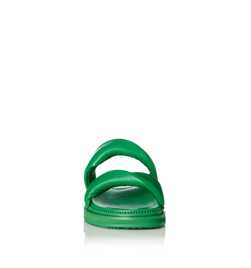 ALIAS MAE Womens Paris Leather Sandals Highlighter Green