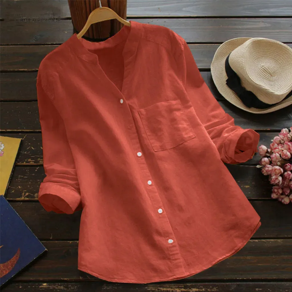 Alissa - Loose Linen Shirt