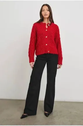 Amelie Cardigan Scarlet