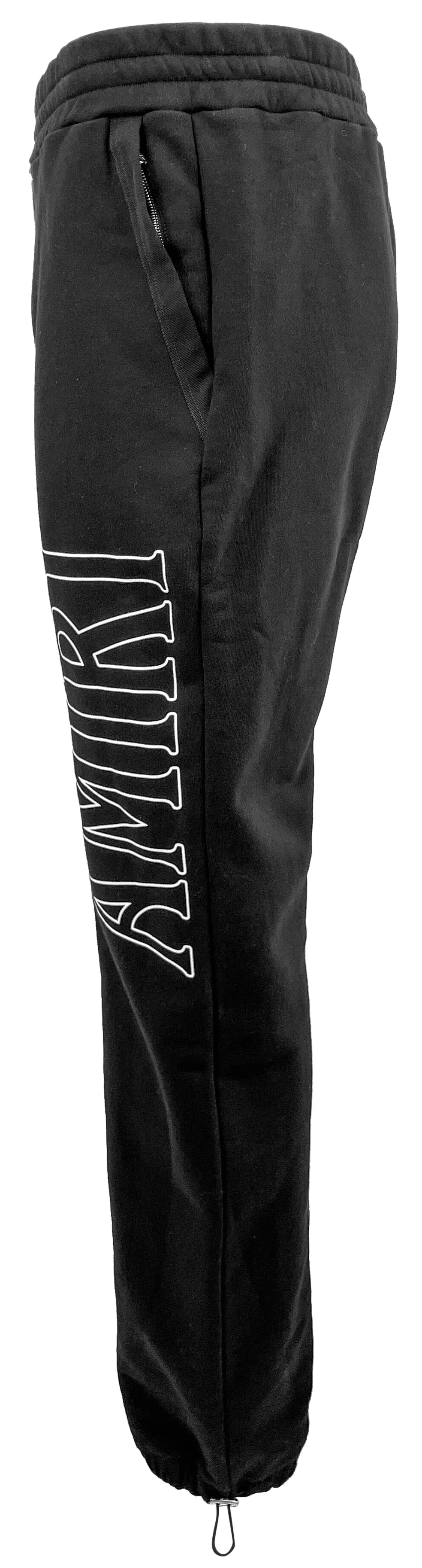 Amiri Zoltar Sweatpants in Black and White