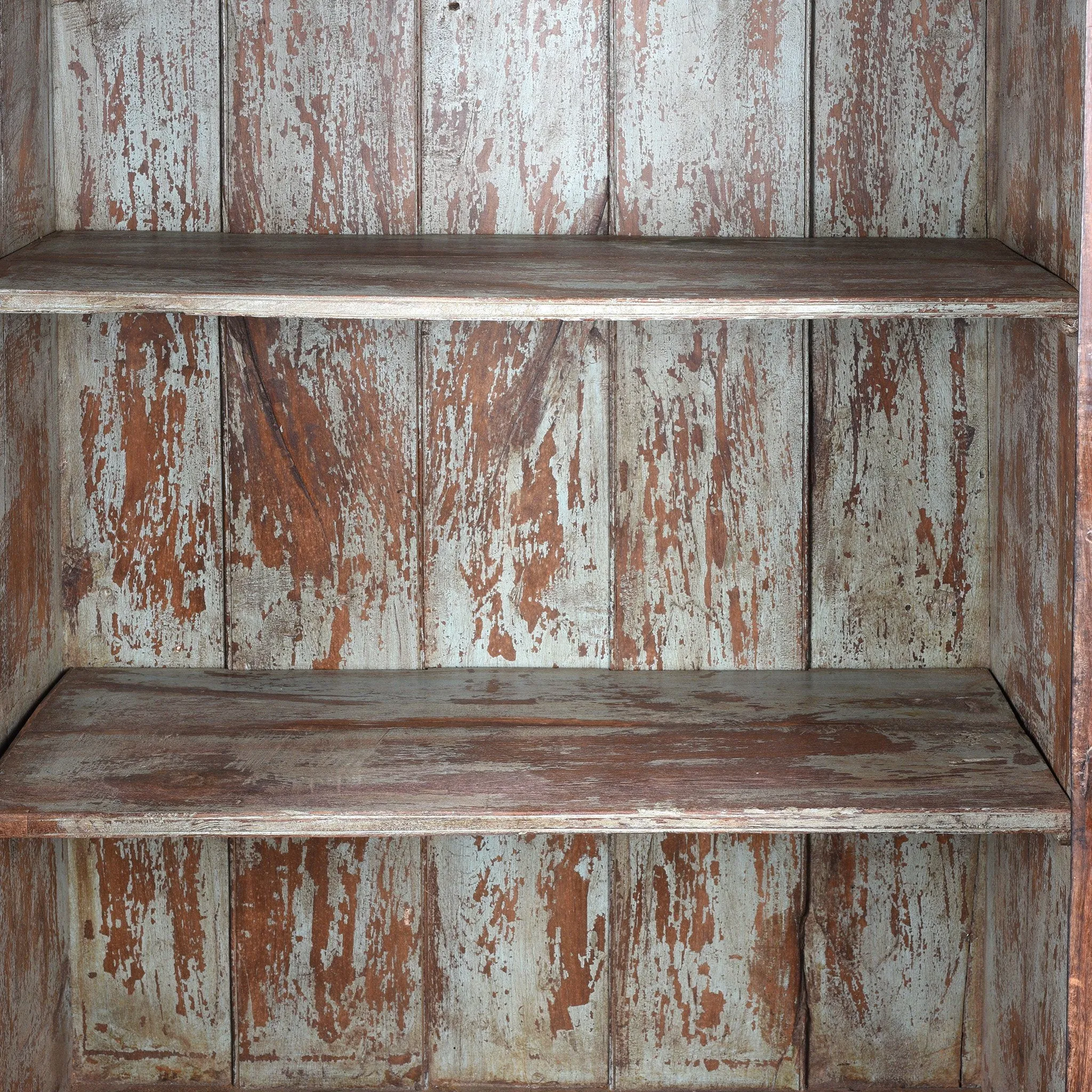 Anglo Indian Linen Cabinet Made from Golden Teak - 19thC