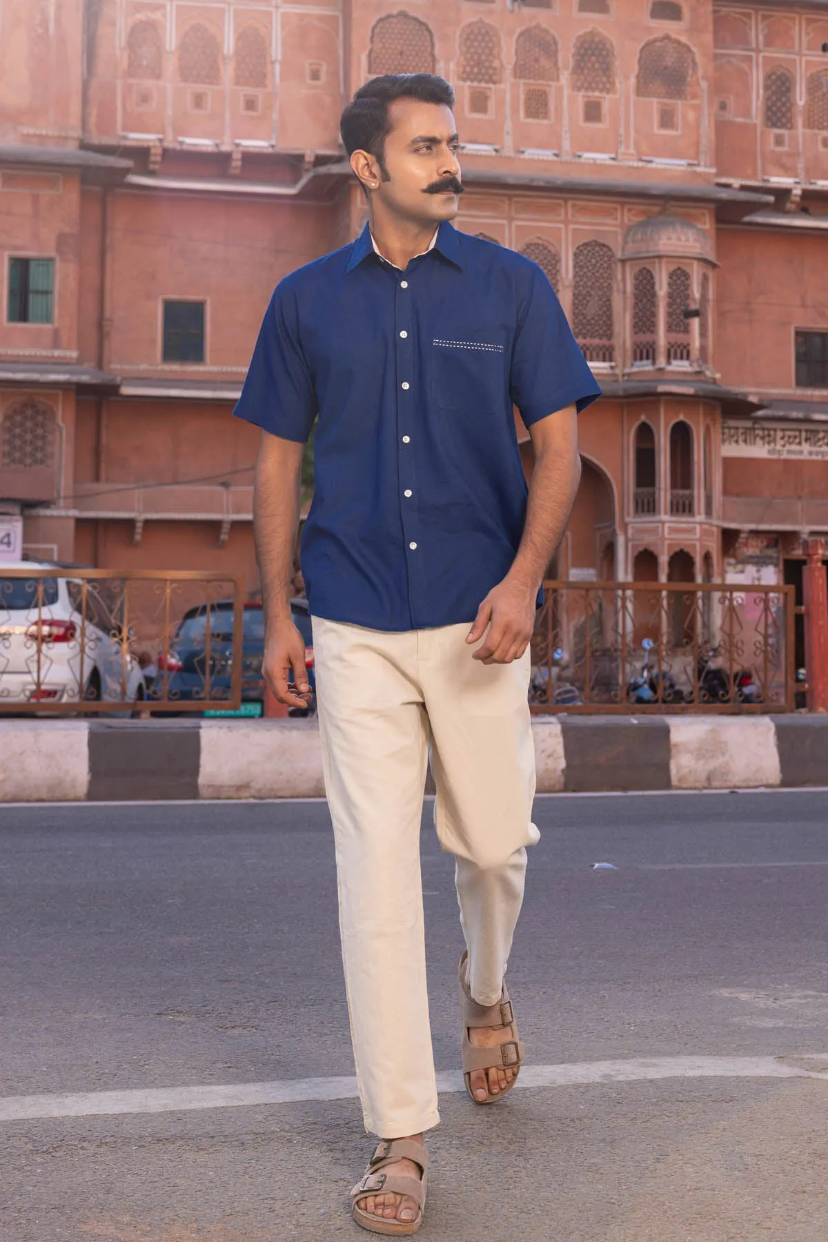 Arjun Half Sleeve Khadi Shirt