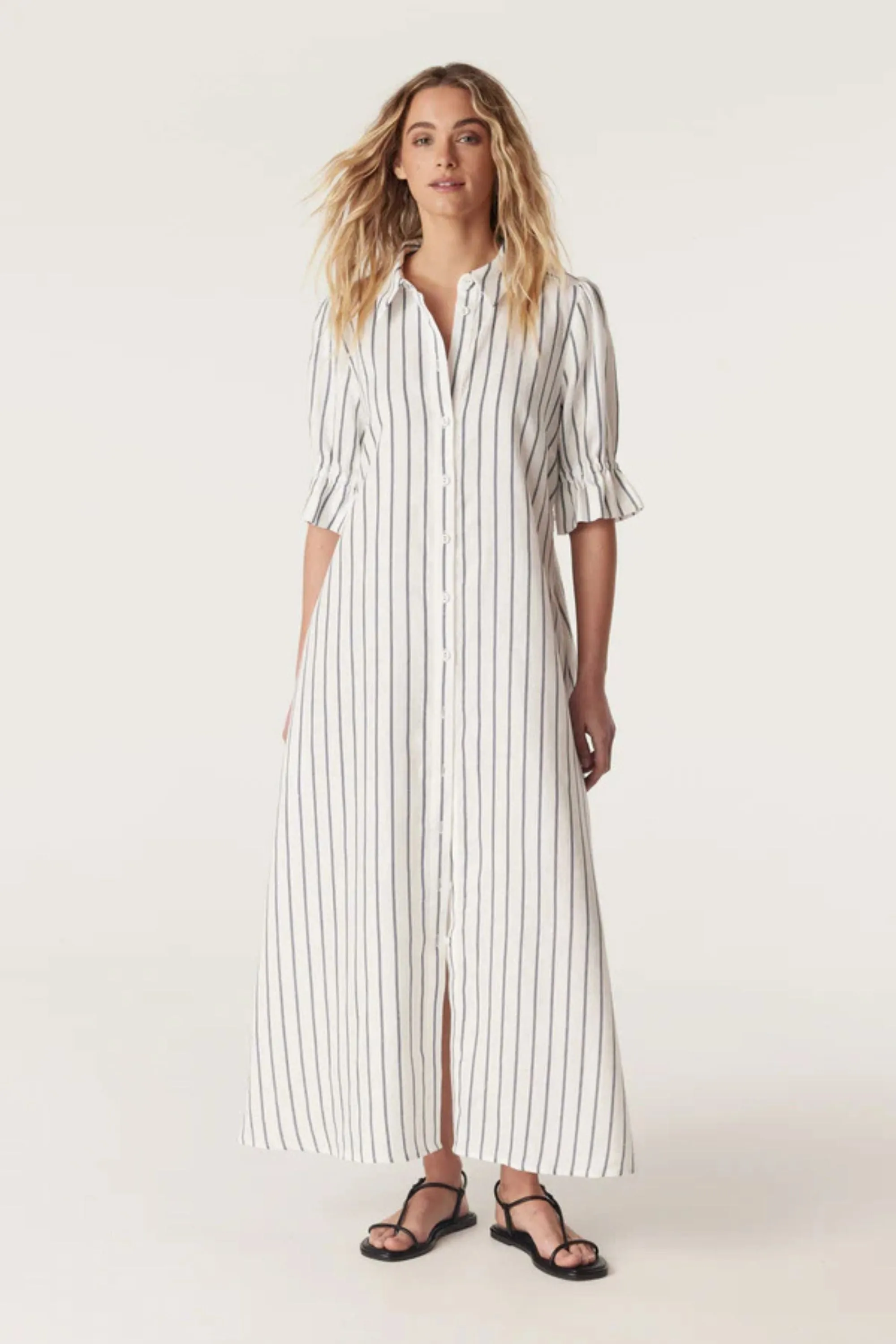 AVONDALE LINEN DRESS - CSS24623