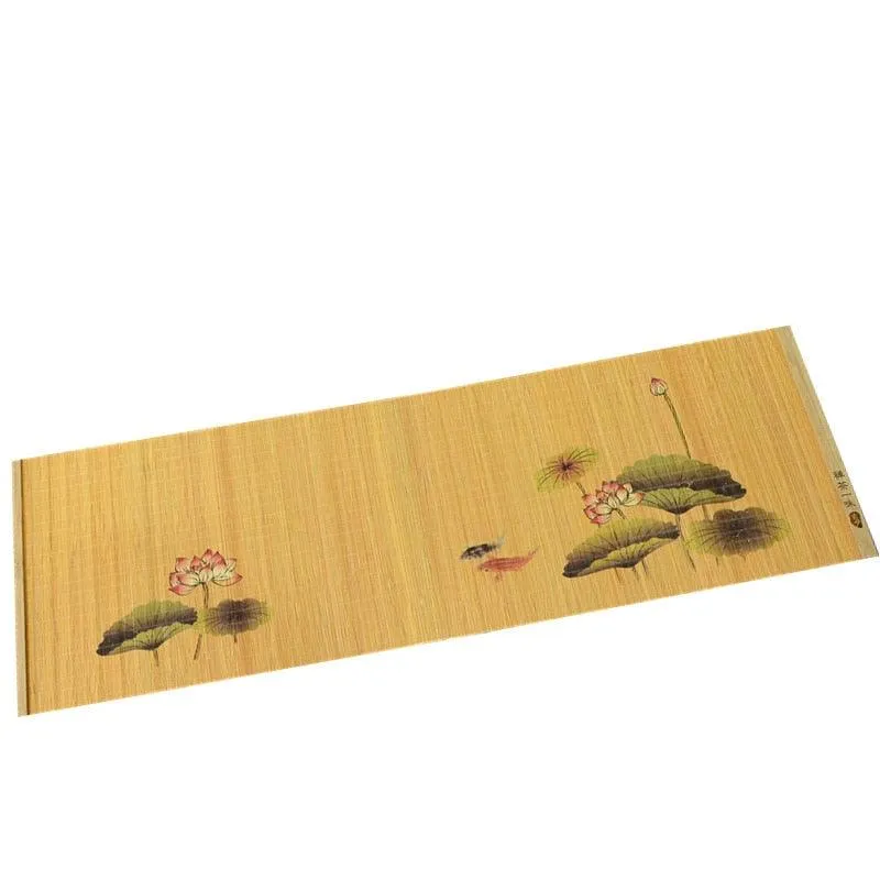 Bamboo Zen Tea Table Mat - Handcrafted Kung Fu Tea Ceremony Accessory