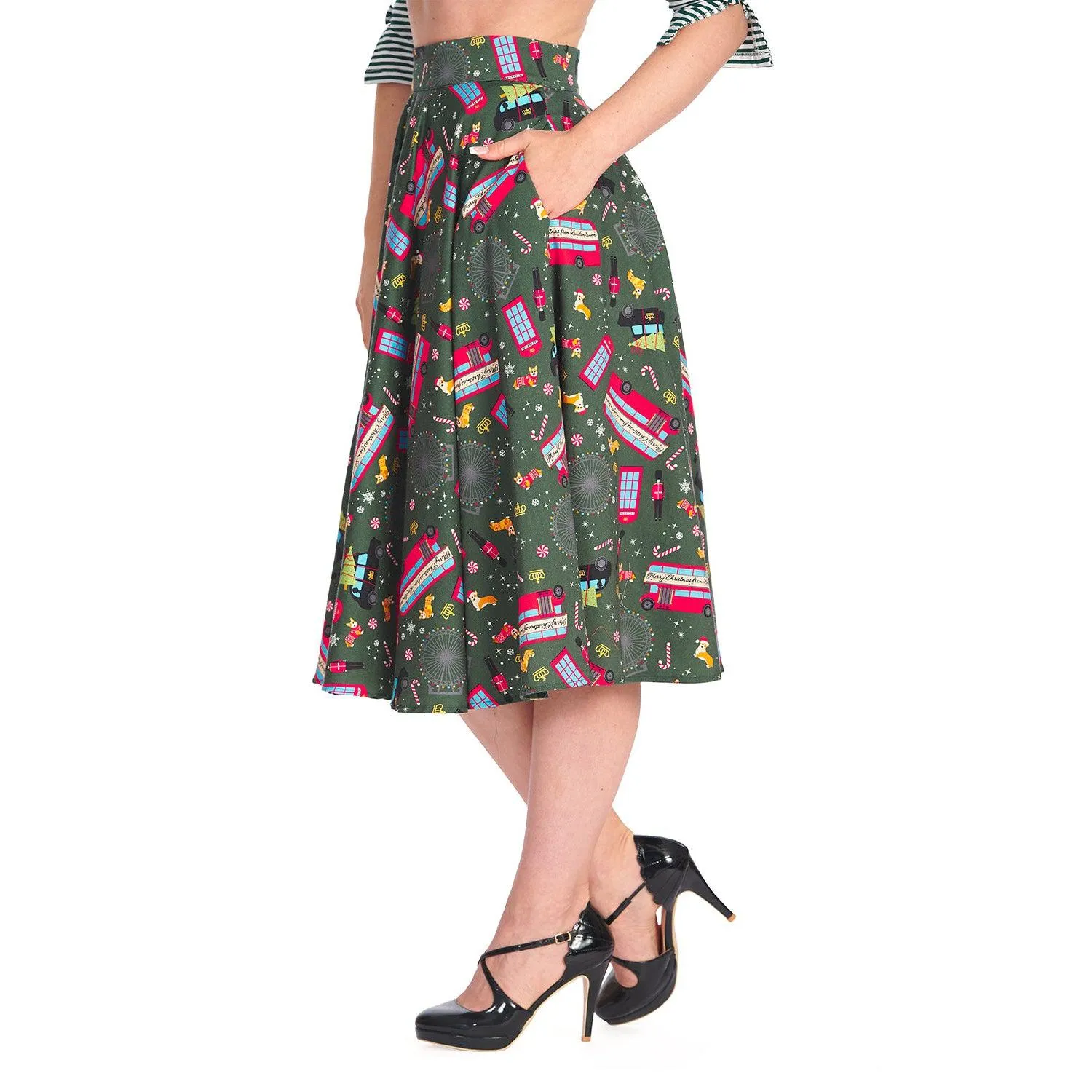 Banned London Town Swing Skirt