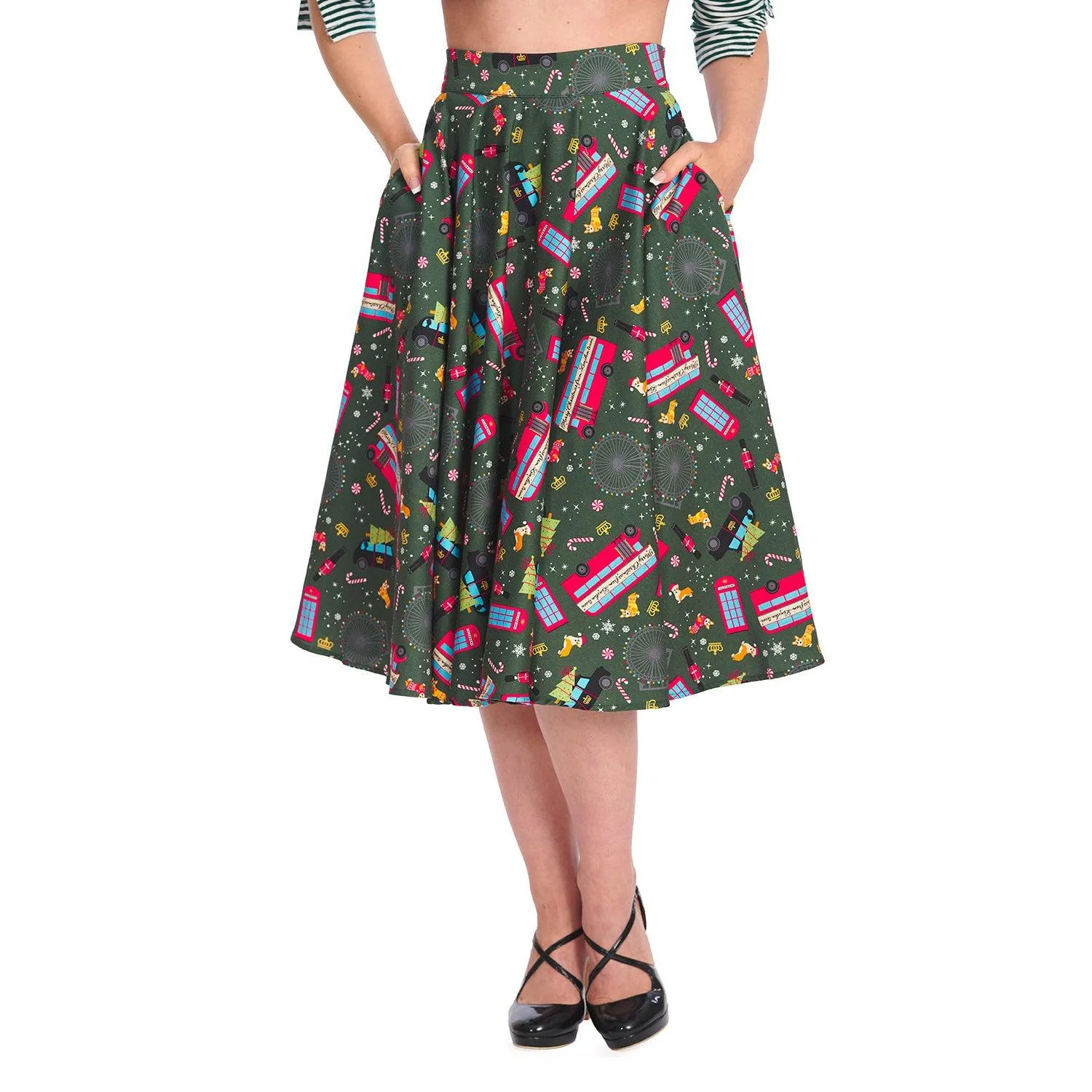 Banned London Town Swing Skirt