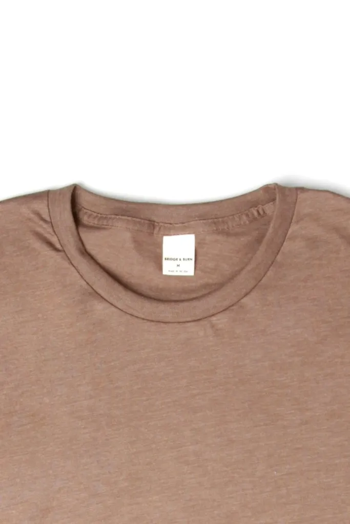 Basic Tee Heather Brown