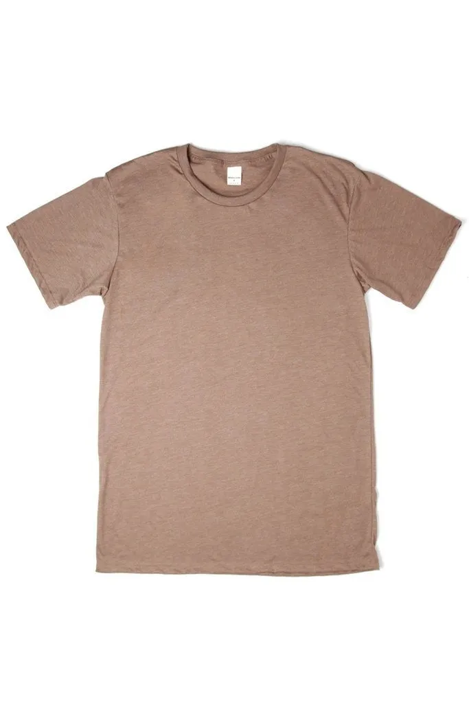 Basic Tee Heather Brown