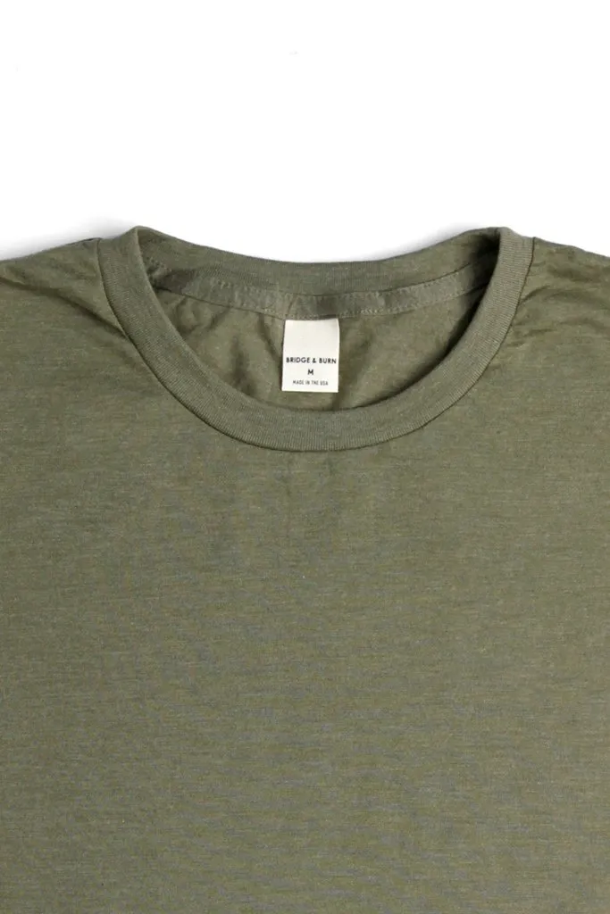 Basic Tee Heather Olive