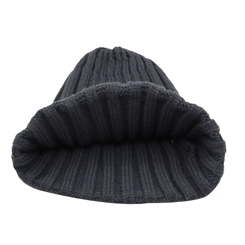 Beanies Women Knitted Hat Men Winter Hats For Women Bonnet Caps Gorros Brand Warm Moto Wool Touca Winter Beanie Hat