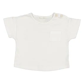 Bean's Custard Apple Cotton Linen Pocket T Shirt