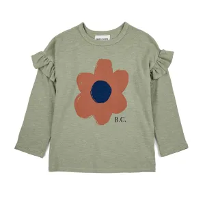 Big Flower Ruffle T-Shirt