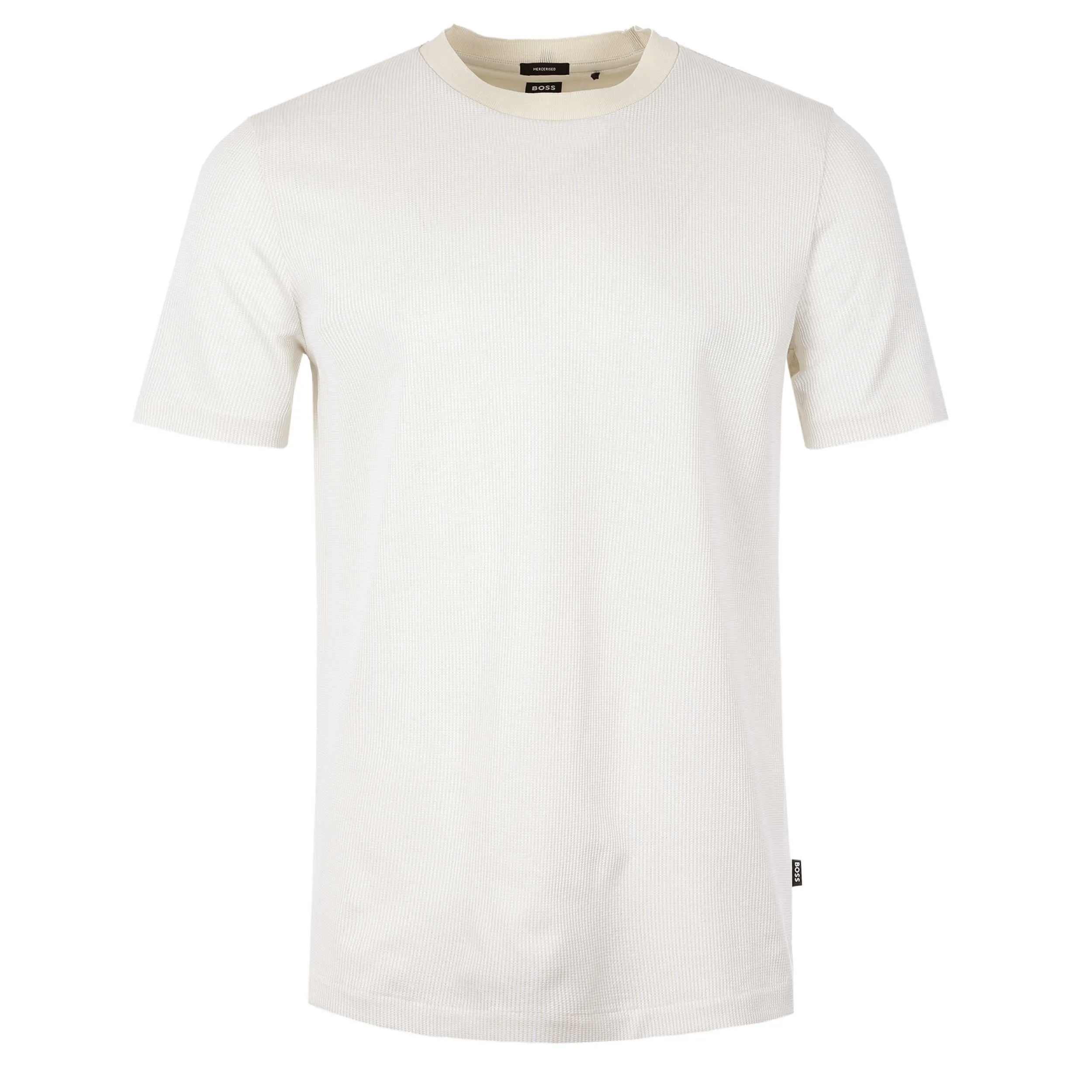 BOSS H Tiburt 431 T Shirt in Light Beige