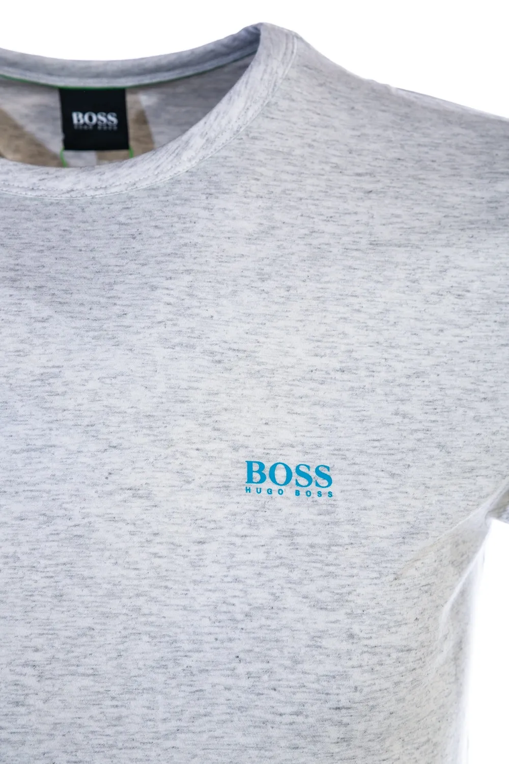 BOSS Tee T shirt in Light Grey Marle