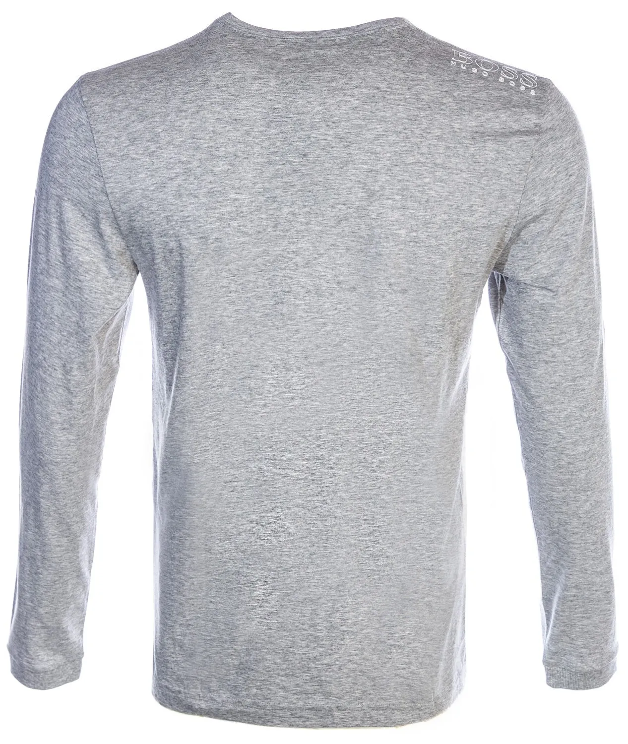 BOSS Togn Long Sleeve T Shirt in Light Grey