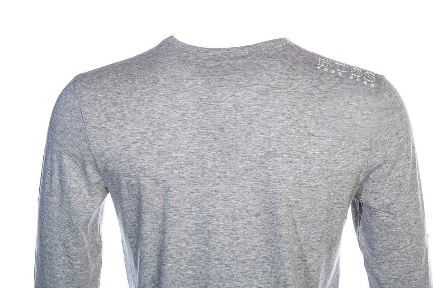 BOSS Togn Long Sleeve T Shirt in Light Grey