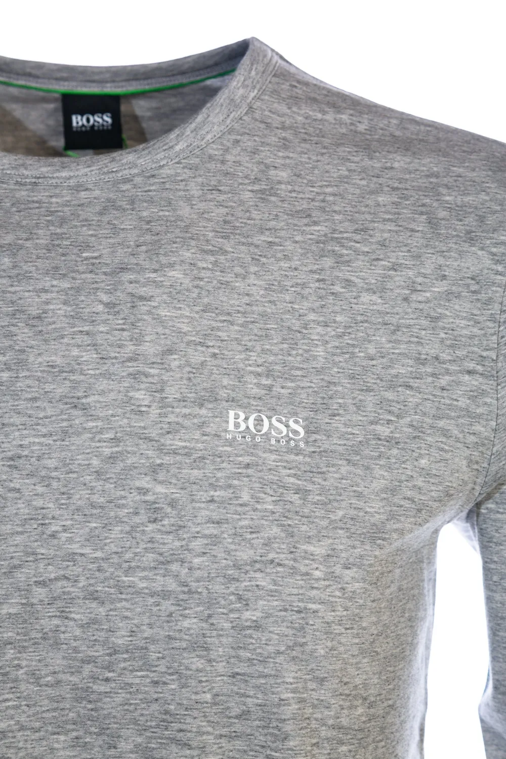 BOSS Togn Long Sleeve T Shirt in Light Grey