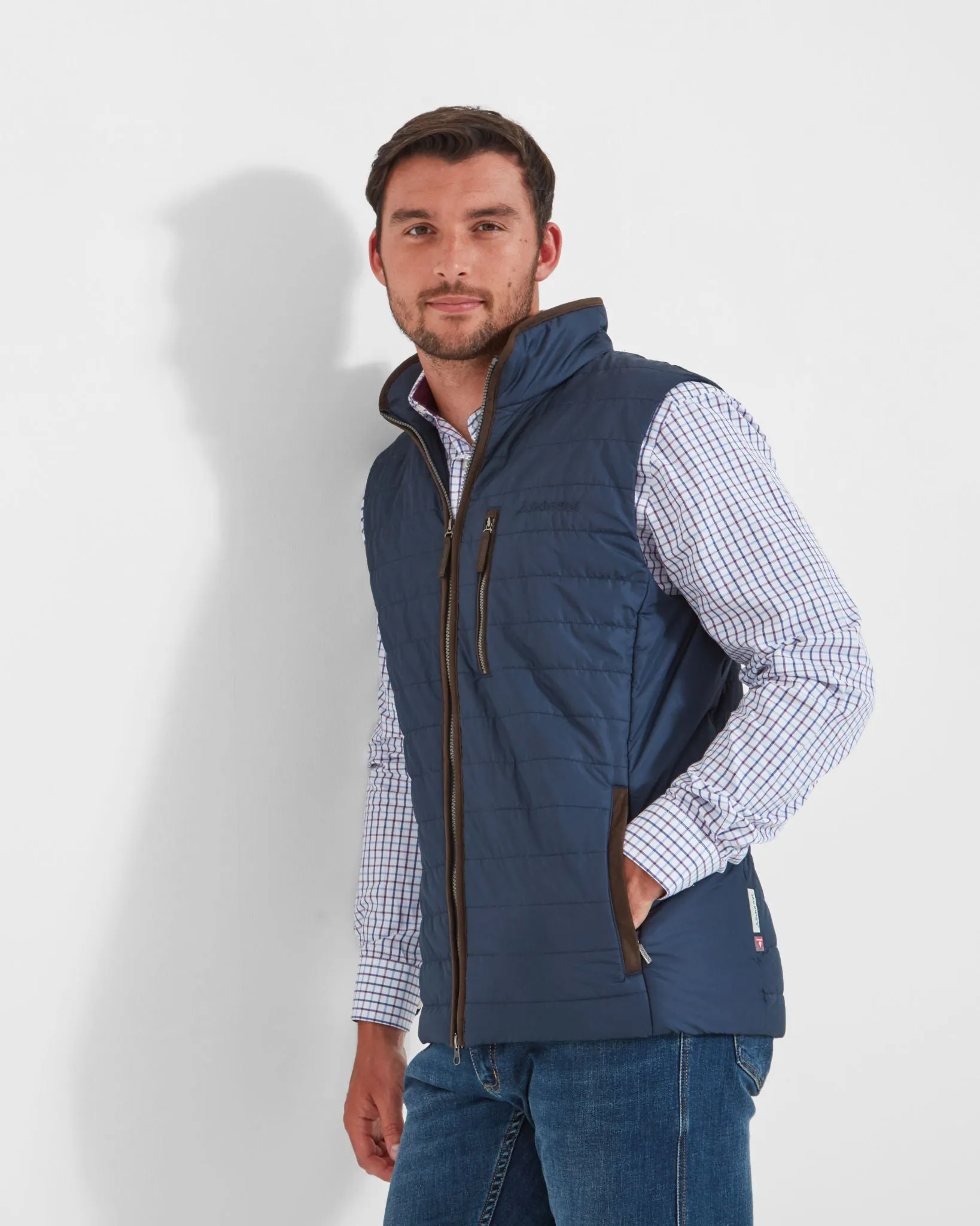 Brora Gilet - Navy