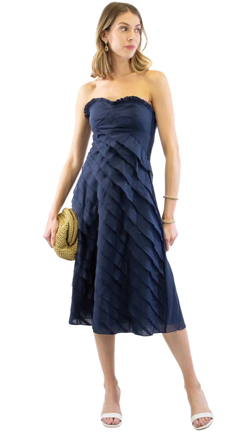 Buffy Dress - Indigo