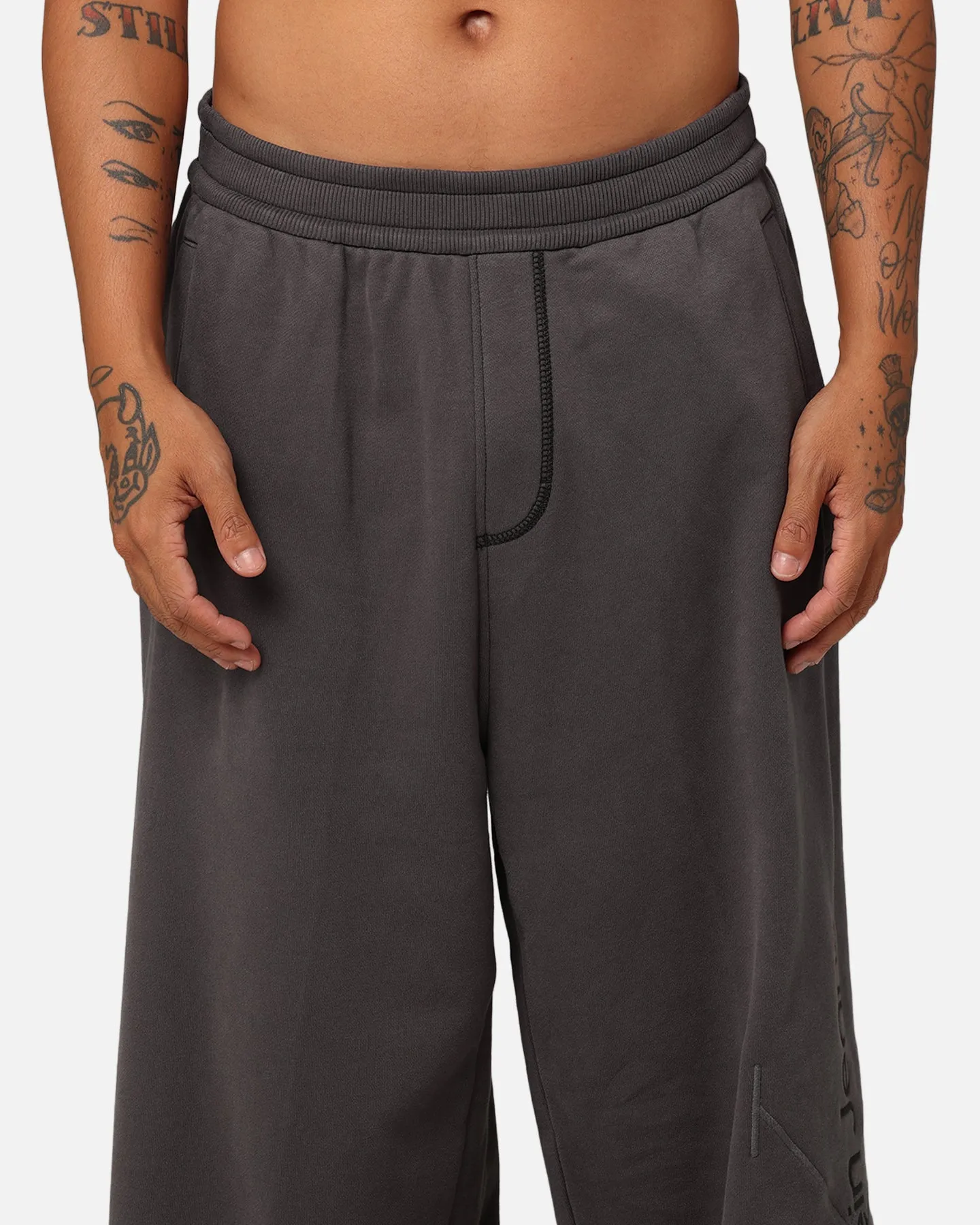 Calvin Klein Washed Monologo Hawk Pants Washed Black