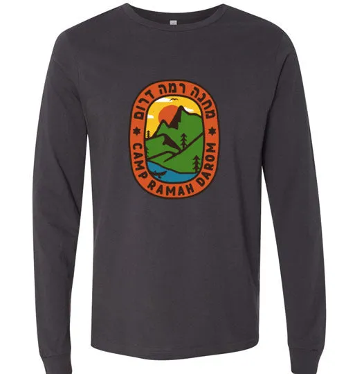 Canvas Long Sleeve T-Shirt - Mountain