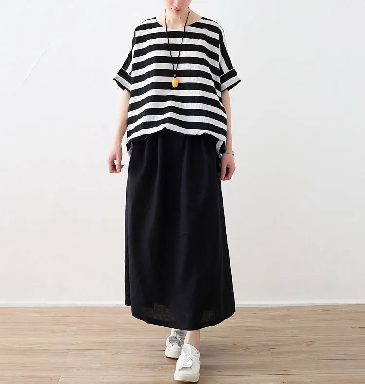 Casual Summer Women Skirts Women Skirts Women Linen Cotton Skirts ATM962330