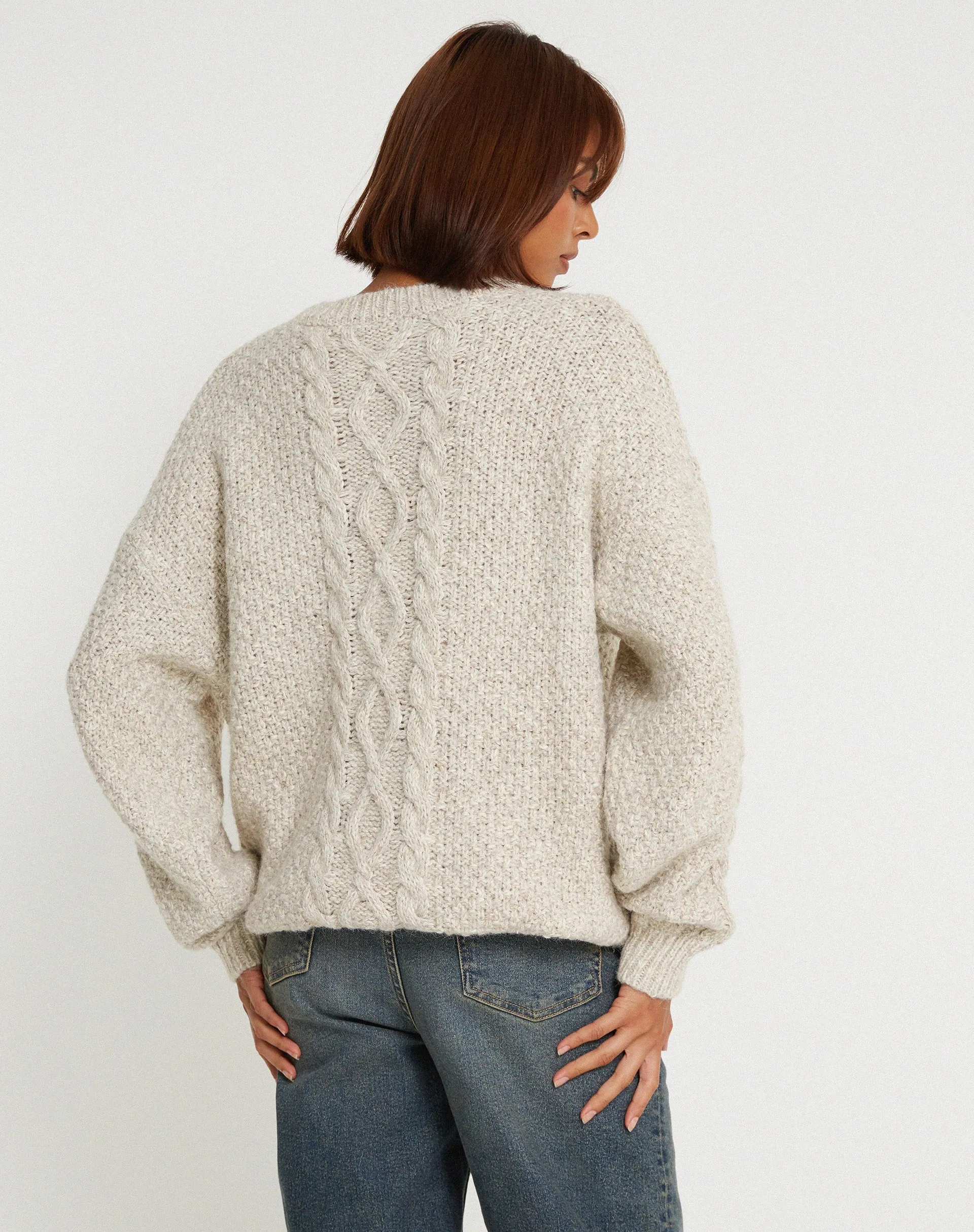 Chalih Jumper in Oatmeal