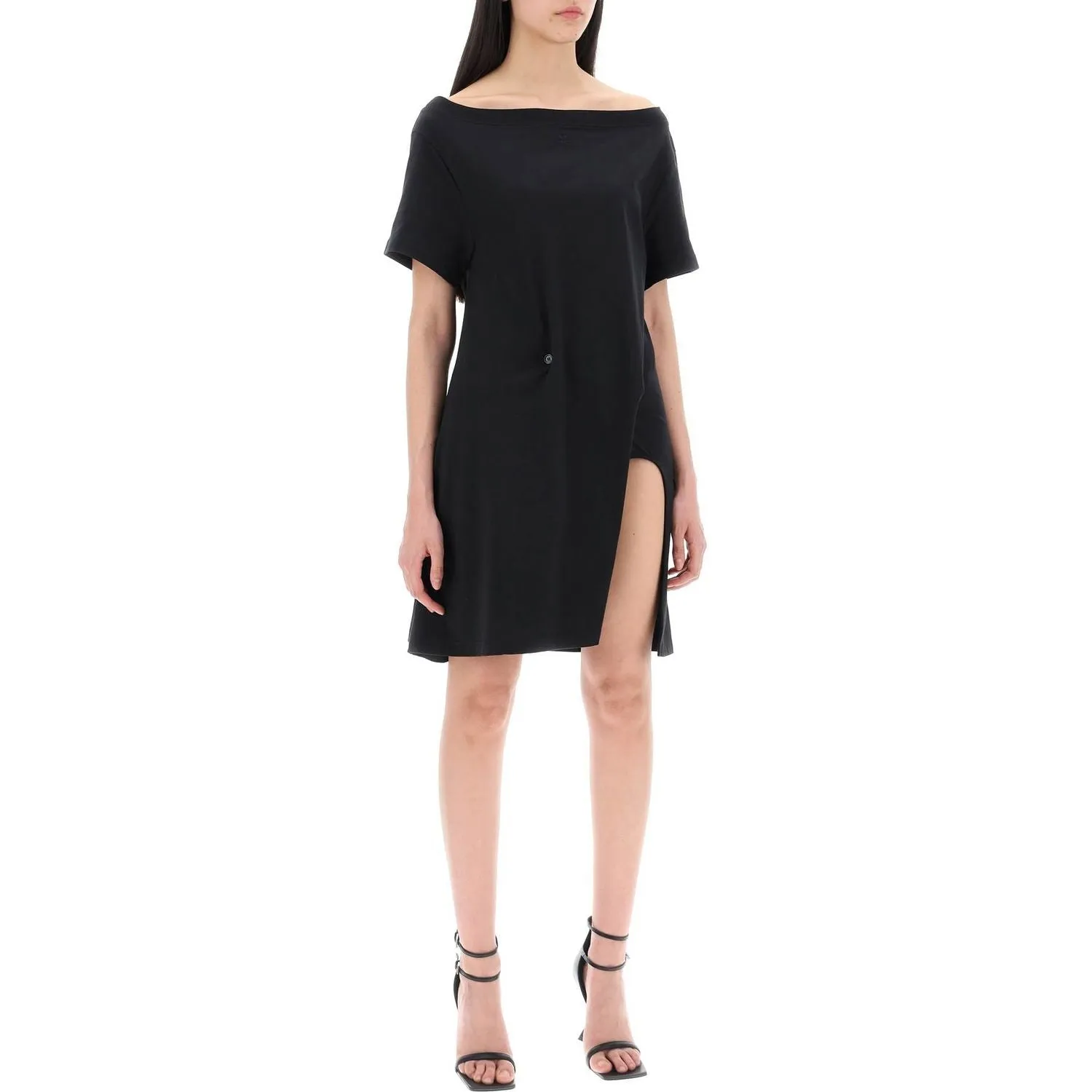 Courreges twisted t-shirt mini dress