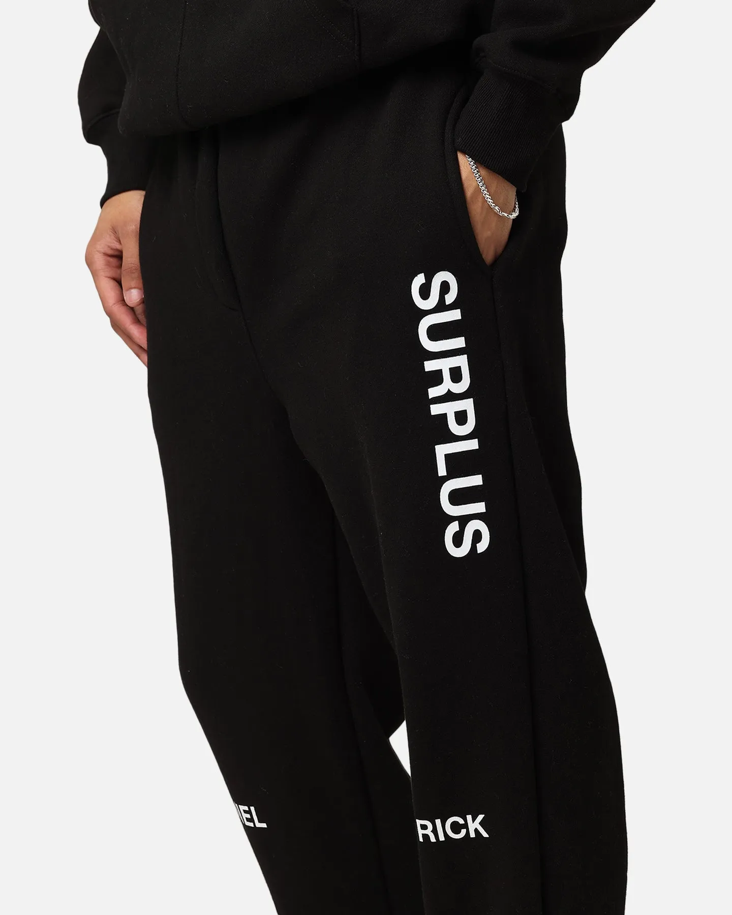 Daniel Patrick Surplus Logo Sweatpants Black