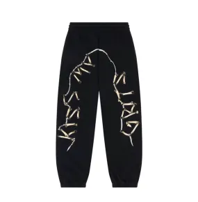 Denim Tears Chicken Bone Sweatpants Black