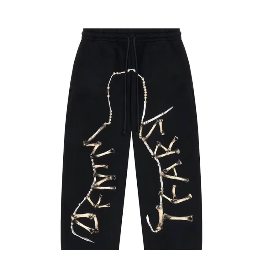 Denim Tears Chicken Bone Sweatpants Black